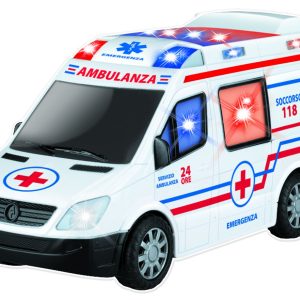 AMBULANZA PRONTO SOCCORSO CON LUCI E SIRENA A BATTERIA RONCHI SUPERTOYS