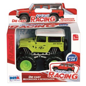 AUTO FUORISTRADA DIE CAST RETROCARICA SCALA 1:24