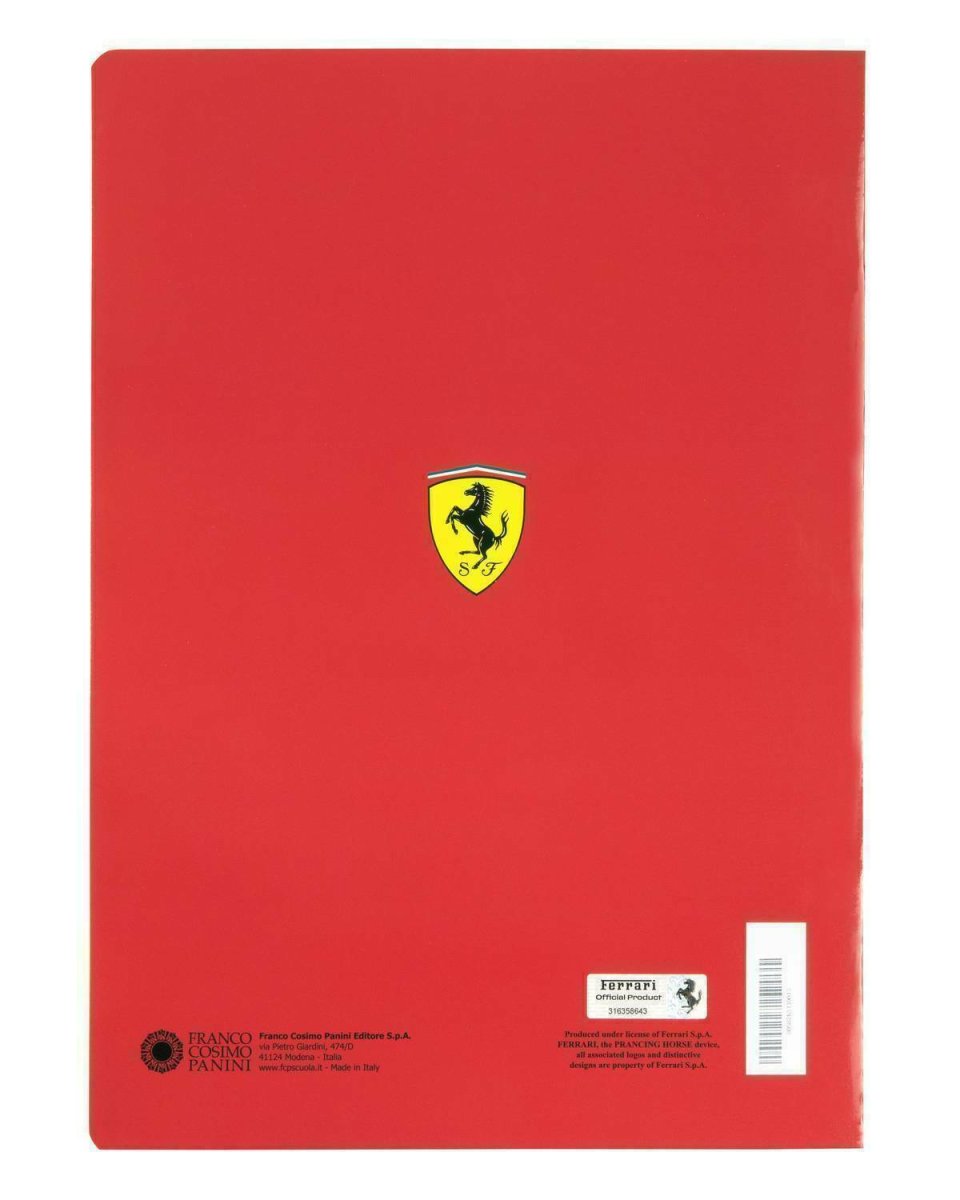 MAXI QUADERNO A4 FERRARI KIDS RIG.C - immagine 3