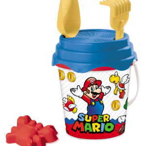 SECCHIELLO D17 CON ACCESSORI SUPER MARIO MONDO