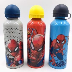BORRACCIA IN ALLUMINIO 500 ML SOGGETTI ASSORTITI SPIDERMAN MARVEL
