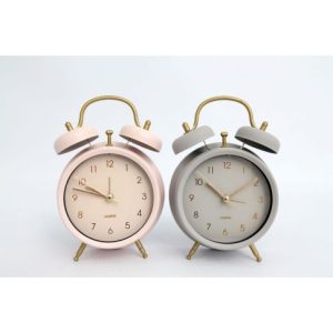 Orologio a doppia campana da tavolo 17x12cm