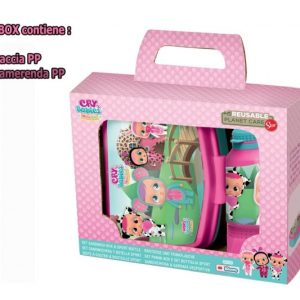 Cry babies giftbox borraccia + portamerenda